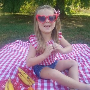 4T Girls Country Top & Shorts w/Bows